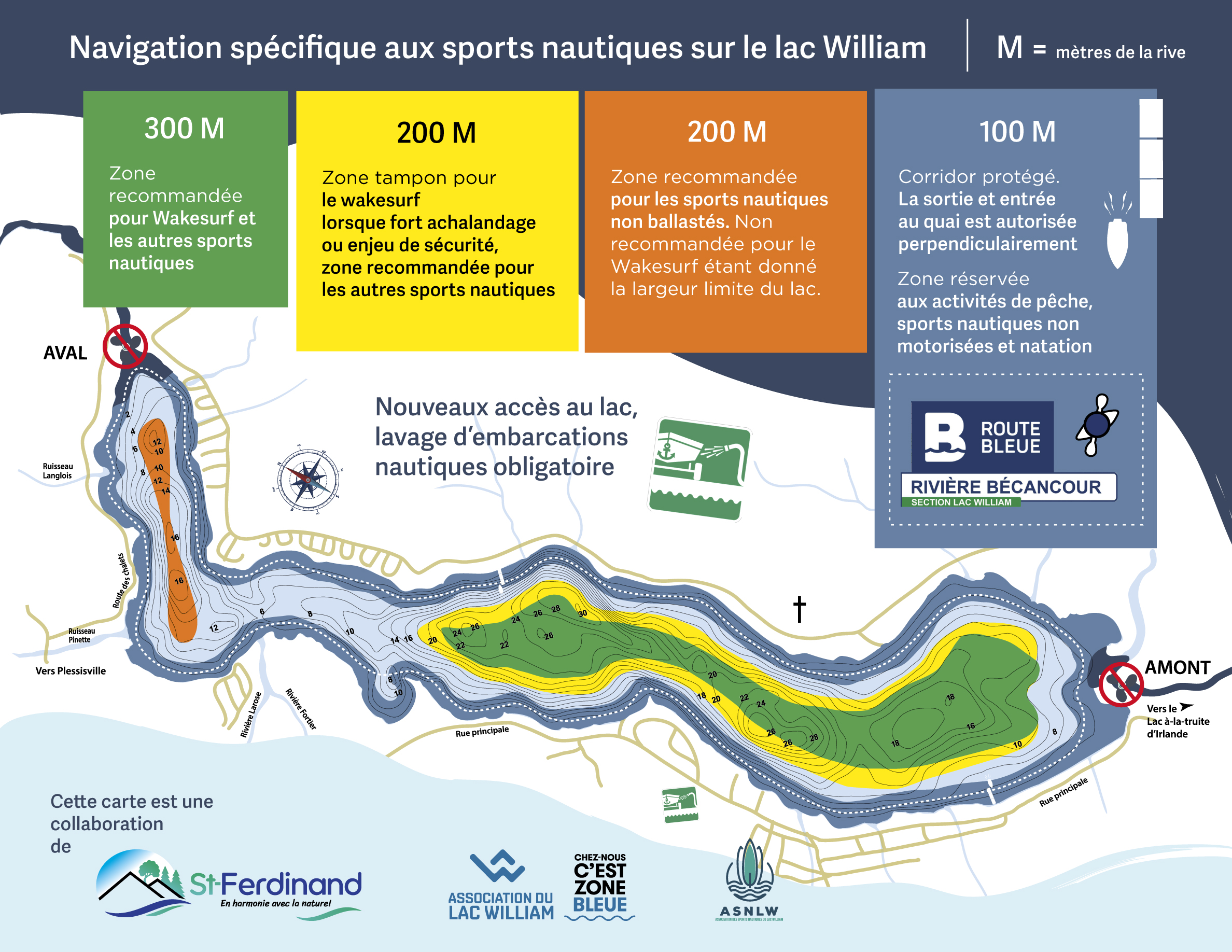 Carte-de-navigation-specifique-pour-sports-nautiques Carte de navigation spécifiques aux sports nautiques au Lac William
